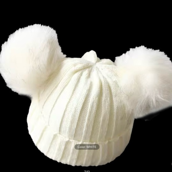 New pom pom beanie cap baby 0-36 months - Picture 1 of 1